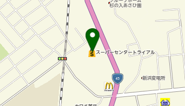 スーパーセンタートライアル塩釜店の地図画像