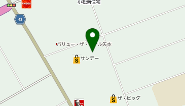 ダイソーイオンタウン矢本店の地図画像