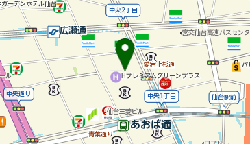 ダイソー仙台クリスロード店の地図画像
