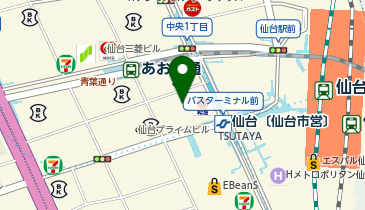 ダイソー仙台TRビル店の地図画像
