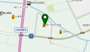 ダイソーヨークベニマル大和吉岡店の地図画像