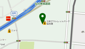 ABC MART Hawkins&Vans三井アウトレットパーク仙台港店の地図画像