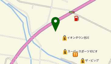 シュー・プラザイオンタウン古川店の地図画像