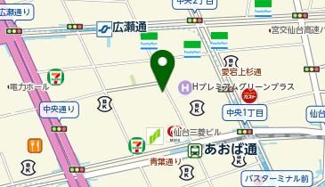 ABC MART仙台店の地図画像