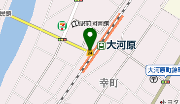 ニューデイズ大河原の地図画像