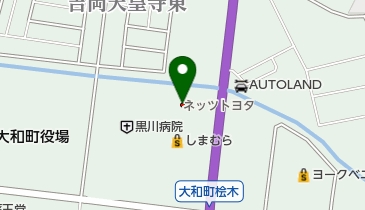 ネッツトヨタ仙台とみや大和の地図画像