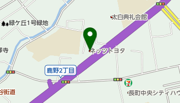 ネッツトヨタ宮城長町店の地図画像