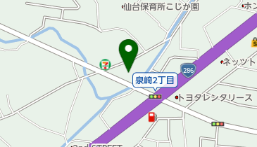 宮城日産西多賀店の地図画像