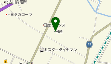 宮城日産古川店の地図画像