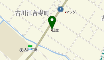 宮城日産古川中央店の地図画像