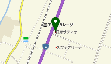 日産サティオ宮城名取店の地図画像