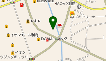 日産サティオ宮城利府店の地図画像