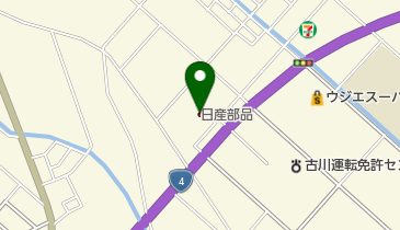 日産部品宮城販売古川店の地図画像