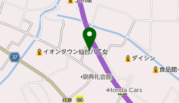 早坂サイクル商会泉バイパス店の地図画像