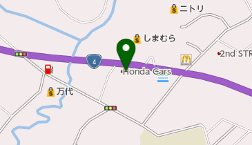 Honda Cars宮城中央泉松森店の地図画像