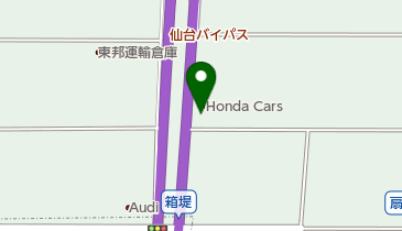 Honda Cars宮城扇町店の地図画像