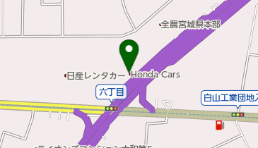 Honda Cars若林六丁の目店の地図画像