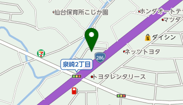 Honda Cars宮城太白店の地図画像