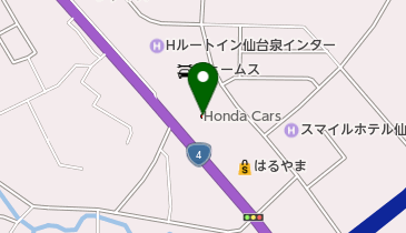 Honda Cars宮城中央泉インター店の地図画像