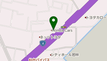 Honda Cars宮城中央遠見塚店の地図画像