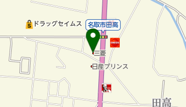 宮城三菱自動車販売名取店の地図画像