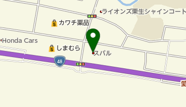 スバル東北BEST SHOP栗生の地図画像