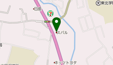 スバル東北泉店の地図画像