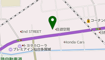 スバル東北多賀城店の地図画像