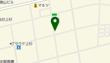 ハヤサカサイクル上杉店の地図画像