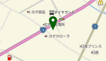 レッドバロン古川の地図画像