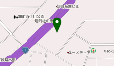 フィアット仙台の地図画像
