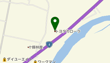 宮城トヨタ自動車カローラ白石の地図画像