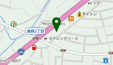 ネッツトヨタ仙台太白286の地図画像