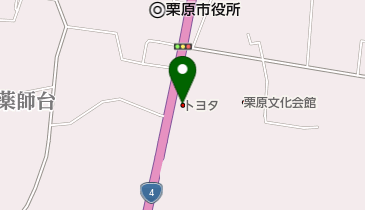 宮城トヨタ自動車築館店の地図画像