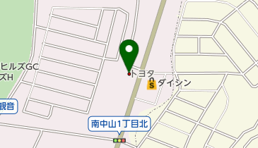 宮城トヨタ自動車MTG南中山の地図画像