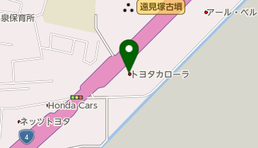 宮城トヨタ自動車カローラ遠見塚の地図画像