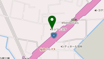 ネッツトヨタ仙台遠見塚の地図画像