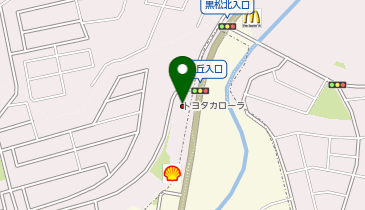 宮城トヨタ自動車カローラ黒松の地図画像