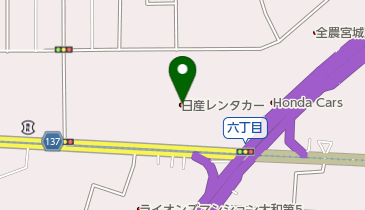 日産プリンス宮城卸町中古車センターの地図画像