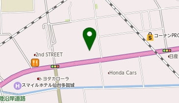 スバル東北多賀城店の地図画像