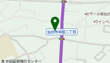 宮城ダイハツ販売中田店の地図画像