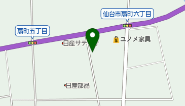 スズキ自販宮城U&rsquo;s STATION扇町の地図画像