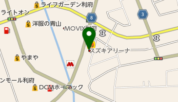 スズキ自販宮城スズキアリーナ利府の地図画像