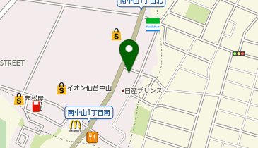 スズキ自販宮城スズキアリーナ泉(仮店舗)の地図画像