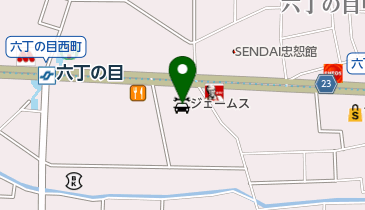 ジェームス六丁の目店の地図画像