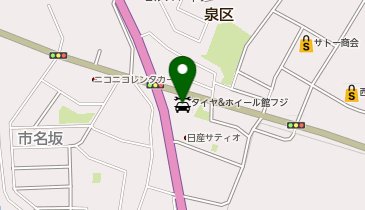 タイヤ&ホイール館フジスペシャルブランド泉バイパス店の地図画像