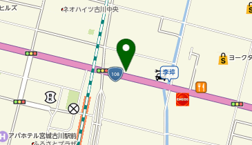 日産レンタカー古川駅前店の地図画像