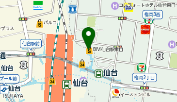 ペッパーランチBiVi仙台駅東口店の地図画像