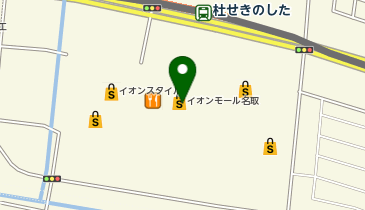 牛角焼肉食堂イオンモール名取店の地図画像