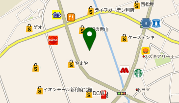 牛角食べ放題専門店利府ペアガーデン店の地図画像